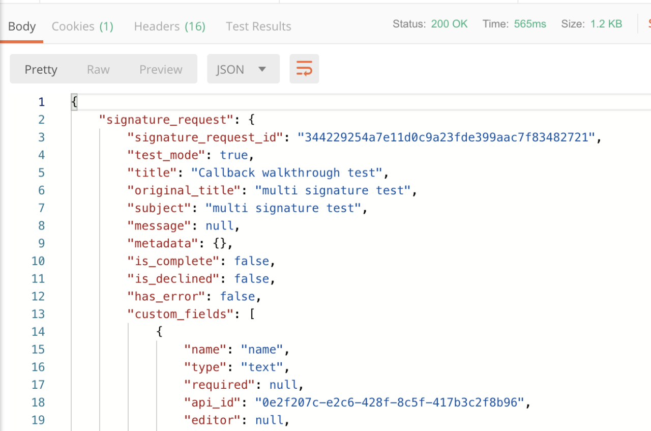 Embedded signing flow