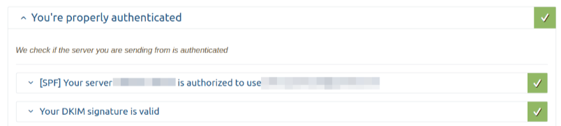 SPF e DKIM sono configurati correttamente in Dropbox Sign